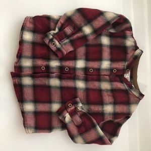 Zara button down flannel